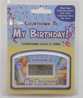 My Birthday Countdown Clock and Timer Happy Birth Day Party