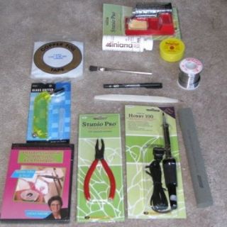 New Stained Glass Beginners Tool Kit Soldering Iron Instructional DVD