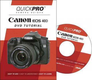 Canon 40D Instructional DVD Camera Guide Manual Tutorial