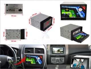 DIN Car Dash DVD Radio Stereos GPS Navigator Bluetooth iPod 3G WiFi Internet