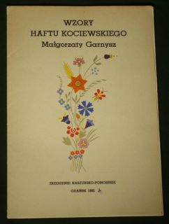 Polish Hand Embroidery Pattern Ethnic Floral Designs Regional Linen Art Poland