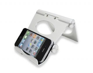 Folding Portable Metal Desk Mount Stand Holder for Apple iPhone 4 5 iPad 1 2 3 4