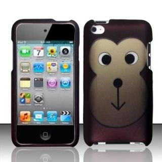 Cute Brown Monkey Apple iPod Touch 4th Generation Hard Case Cover