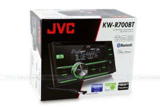 JVC KW R700BT Bluetooth Car Audio iPod iPhone CD  USB Player Stereo Headunit