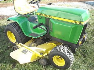 John Deere 400 Lawn Garden Tractor 60" Mowing Deck Good Used Condition