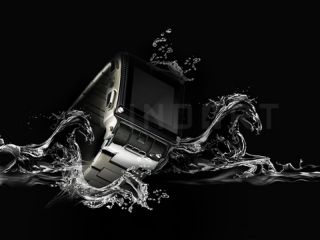Waterproof Wrist GSM Unlocked Watch Mobile Cell Phone Support Bluetooth Black