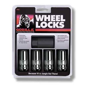 4pc Gorilla Chevy Silverado 1500 Custom Wheel Locks Lug Locks