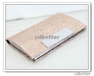Women Men Fashion Bling Business Magnetic Credit ID Cards Cases Holders New