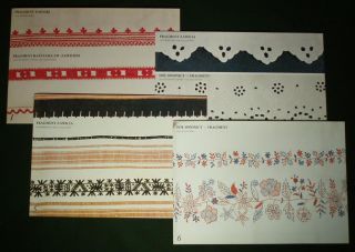 Book Polish Folk Embroidery Pattern Rzeszow Regional Textile Art Costume Poland