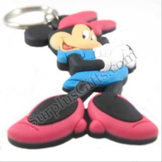 Disney Minnie Mouse Blue Dress Laser Cut Key Ring