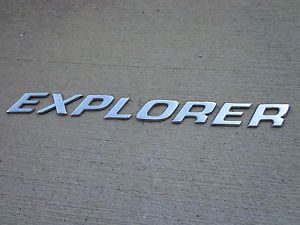 Factory Genuine Stock Ford Explorer Letters Emblem Badge Decal Logo Symbol
