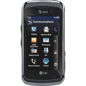New LG Encore GT550 GSM Unlocked 3G Phone QWERTY Touchscreen 3MP Camera A GPS