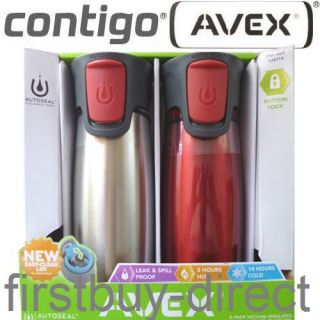 Contigo Avex Vacuum Insulated Autoseal Stainless Steel Hot Cold Thermos Flask