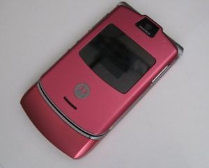 ★ Unlocked Motorola RAZR V3 GSM Pink Cell Phone Razor Sim at T T Mobile ★