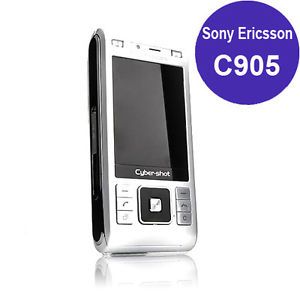 Sony Ericsson Cyber Shot C905 Silver Unlocked GSM Cell Phone at T Vodafone O2