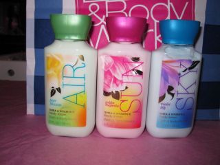 Bath Body Works Sun Sky Air Travel Size Preview Lotions