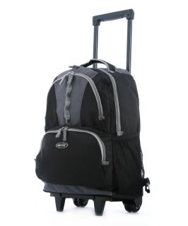 Olympia 18 inch Rolling Carry on Wheeled Travel Backpack Luggage Book Bag