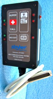 Stryker 3000 303 050 Hospital Bed Communications Tester 2X Lights Nurse Call