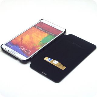 Galaxy Note Leather Flip Case Cover