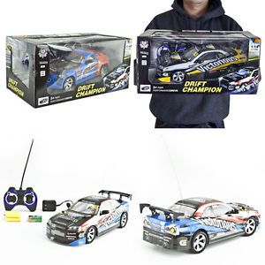 RC Radio Control 1 14 Racing Car Drift Remote Toy Battery Operated Black Yellow