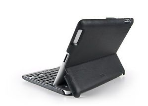 Zaggfolio Apple iPad 2 3rd 4th Gen Case w Bluetooth Keyboard Black Leather