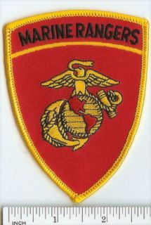 USMC Marines Patch Marine Rangers Qualified ft Benning
