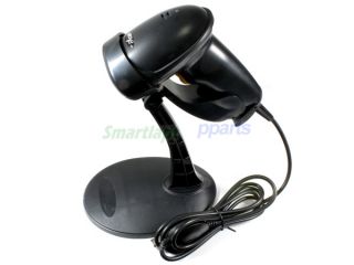 Automatic USB Laser Barcode Bar Code Scanner Reader Buzzer LED with Stand