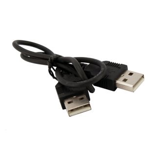 New USB 2 0 A Male M to Male Extension Cable Cord Black 1 15ft