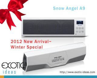 New Arrival Snow Angel A9  Player Music Alarm Clock FM Stereo Speaker