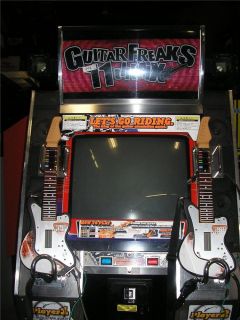 Guitar Freaks 11th Mix Arcade Game Machine by Bemani Needs Some Fine Tuning
