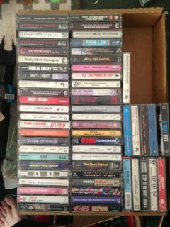 Lot of 58 Rap Hip Hop R B Cassettes Used Good Condition