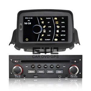 ETO Peugeot 206 GPS Navigation SAT Nav Autoradio Car Stereo Headunit DVD 8 CDC
