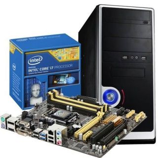 Intel Core i7 4770 Barebone Kit Asus B85M Motherboard and Case