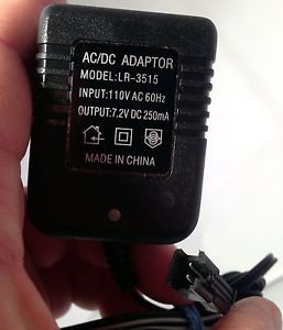 LR 3515 7 2V DC 250mA Power Supply Adapter Battery Charger Super FASTSHIP