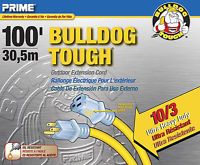 Contractor 100' Extension Cord Bulldog Tough 10 3 Sjtow Outdoor Extension Cord