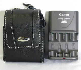Canon PowerShot Digital Camera Case and CB 5Ah Charger
