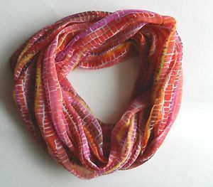 Nine West Women's Scarf Multicolored Circular Infinity Endless Loop