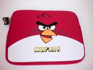 Angry Birds Soft Neoprene Soft Sleeve Case for iPad 2 10" Netbook Red Bird