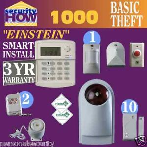 Wireless Home Security System House Alarm w Auto Dialer 3 Year Warranty Einstein
