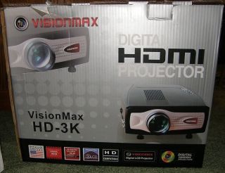 Vision Max HD 3K Digital HDMI LCD Projector New New New