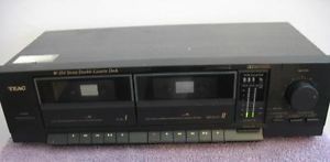 Teac Cassette Player Recorder W350 Dual Deck Home Theater Audio