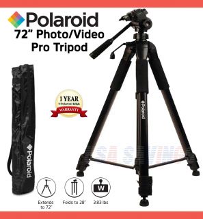 72" Polaroid Professional Heavy Duty Tripod for Nikon Digital Cameras
