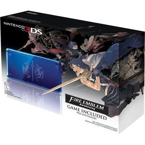 New Nintendo 3DS Blue Limited Edition Fire Emblem Awakening Installed Console 045496780647