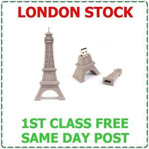 16GB Eiffel Tower USB Memory Stick Flash Pen Drive