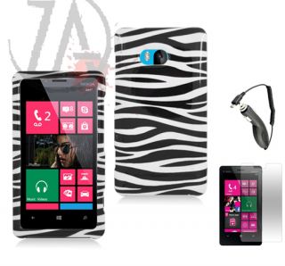 for nokia lumia 810 t mobile zebra print design case bundle cell phone