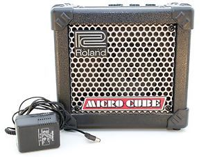 Details about ROLAND MICRO CUBE GUITAR AMPLIFIER AMP USED POWER CORD