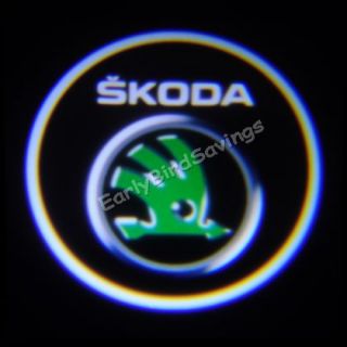 No Drill Car Laser Projector Logo Ghost Door Courtesy LED Light for Skoda Superb