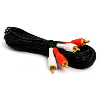 2 RCA to 2 RCA Stereo Channel Audio Cable Adapter 3ft 6F 10ft 12ft 25ft Male