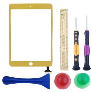 Replacement Touch Screen Digitizer Glass Lens Assembly for iPad Mini Tool Kits