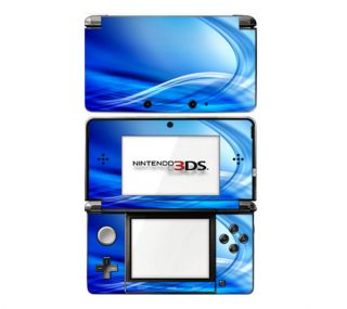 Z2 Nintendo DS DSi 3DS XL Decal Skin Sticker Cover Abstract Blue